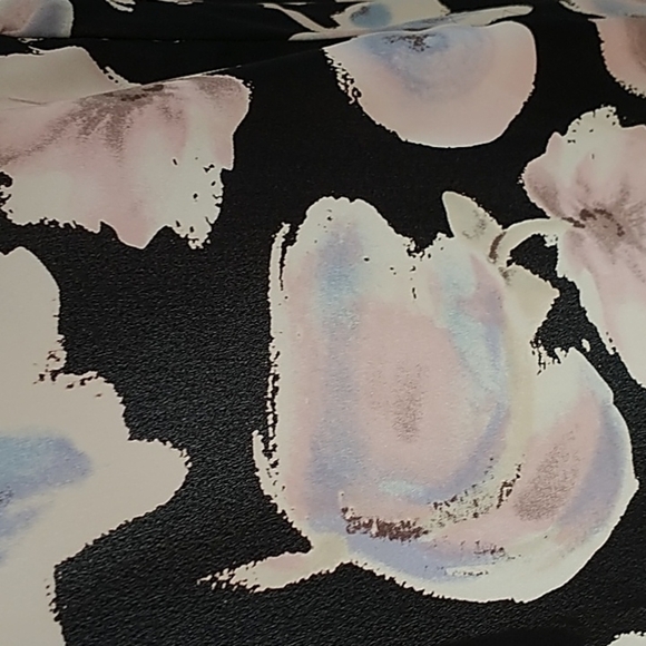 Pink Blush Black Floral Chiffon Maternity Vest S - Picture 6 of 10